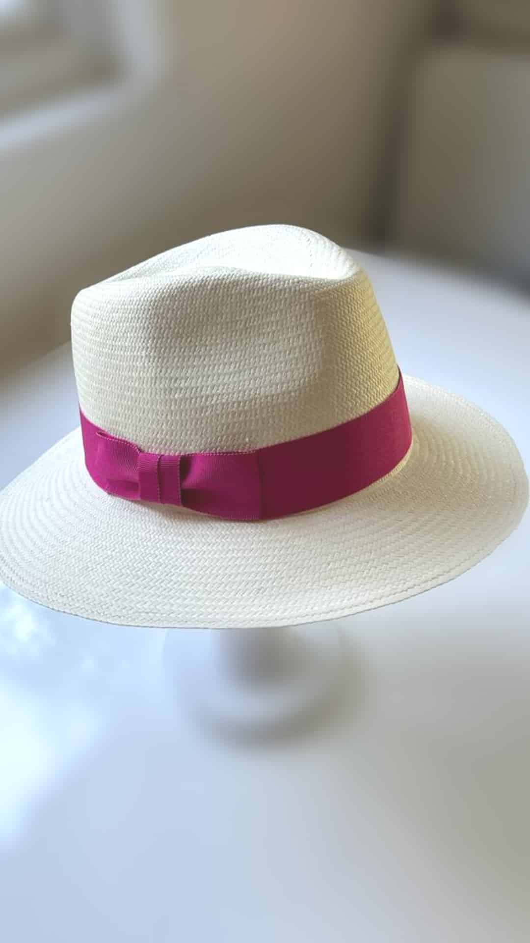 White Fedora Hat
